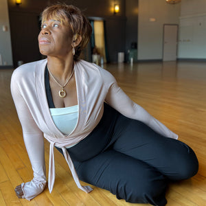 suger® rappa jacket in ballet styled over milk pinup