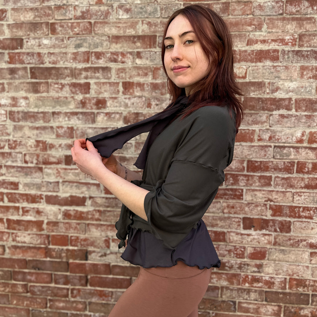 angelrox® flutter jacket in fir