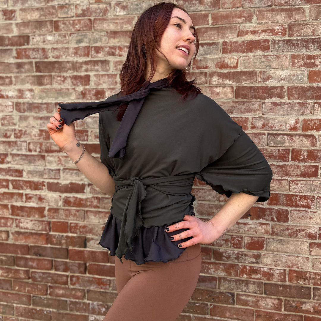 flutter jacket in fir 