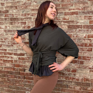 flutter jacket in fir 