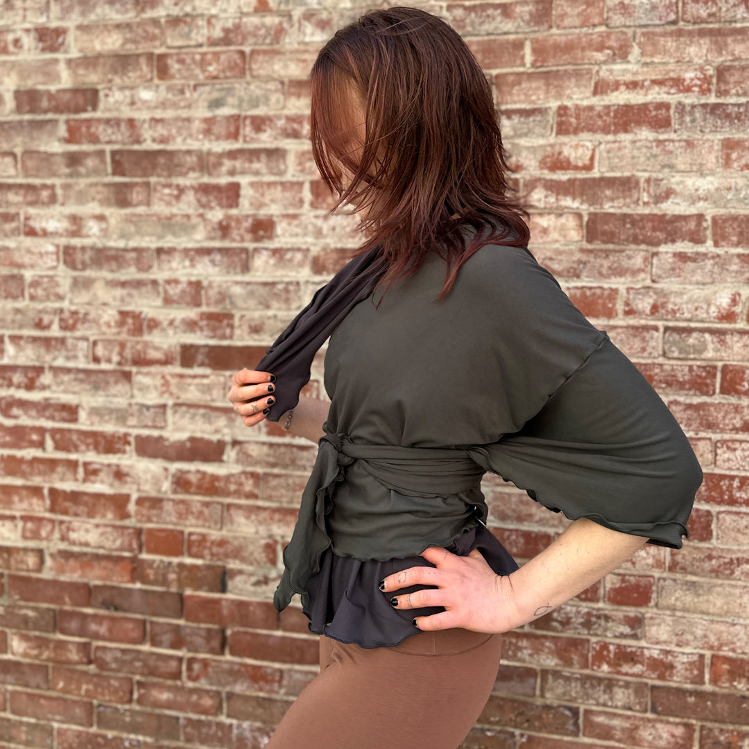 flutter jacket in fir 