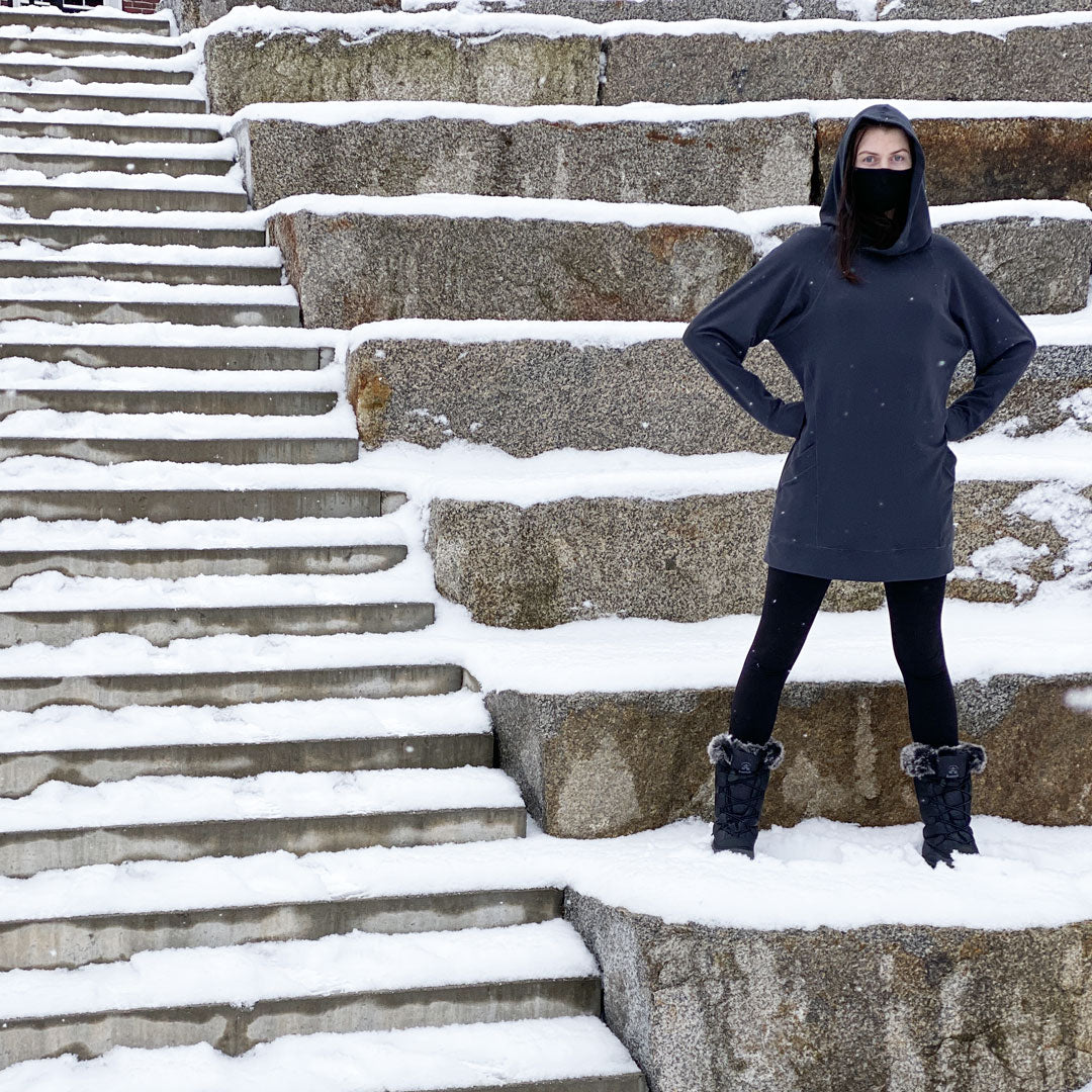 maeve hooded pullover in carbon