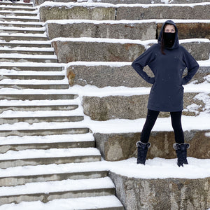 maeve hooded pullover in carbon