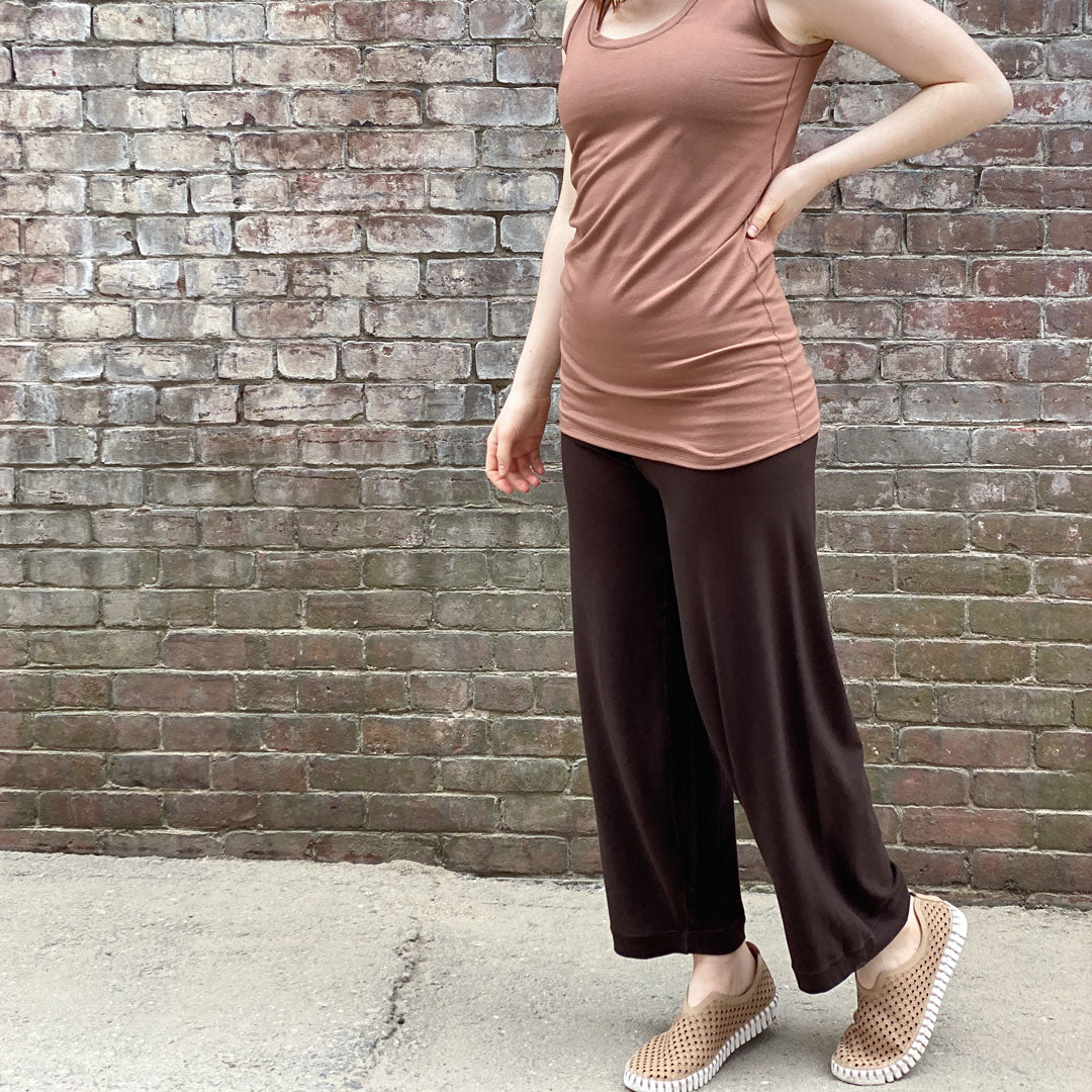 bloom pant in peat bamboo