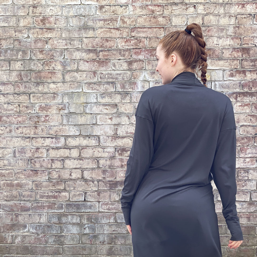 coco blazer in carbon