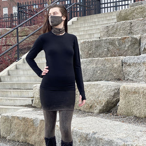 black and mineral pair perfectly throughout the seasons