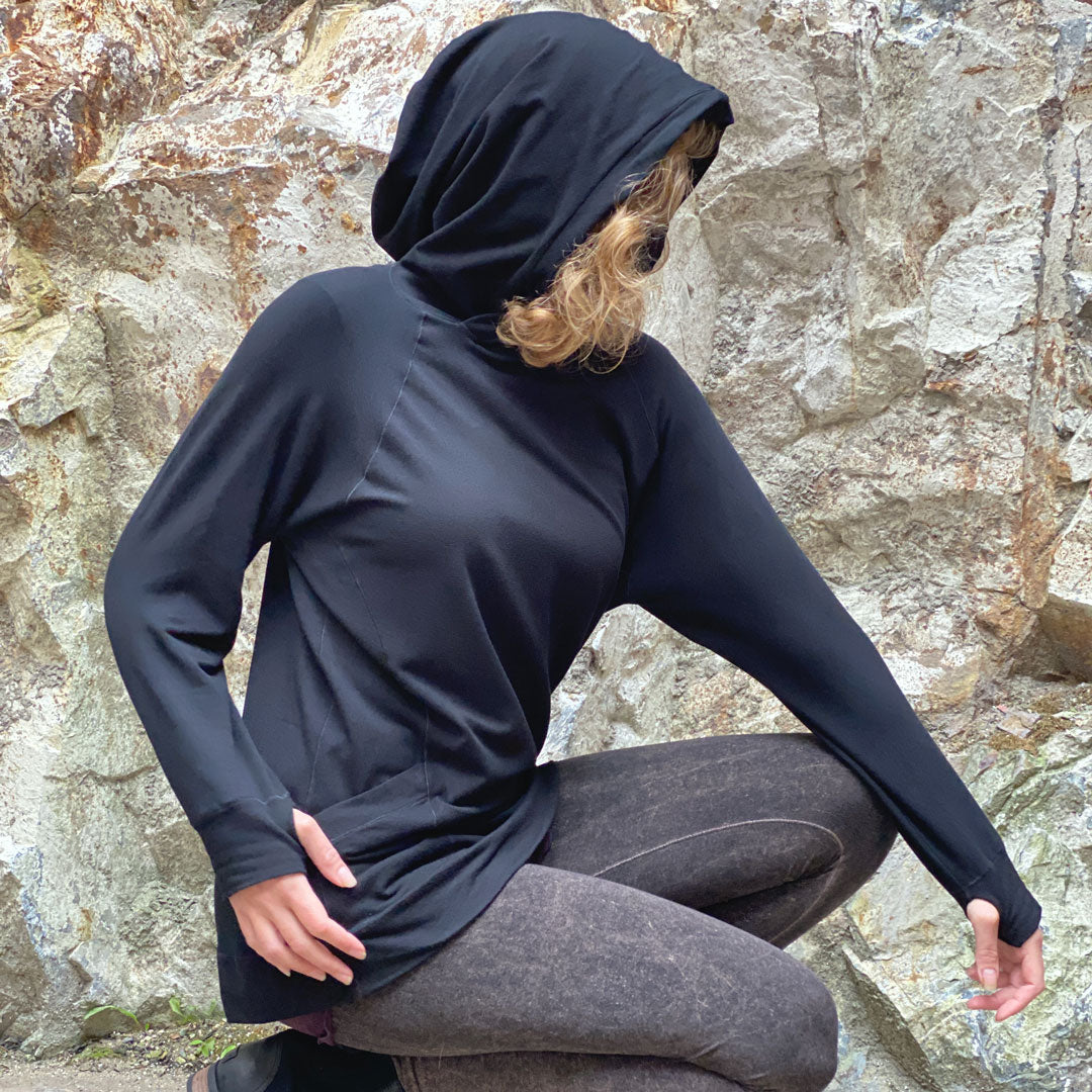 black maeve hooded sweatshirt