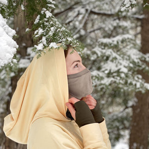 maeve hooded pullover in butter