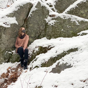 maeve hooded pullover in cedar