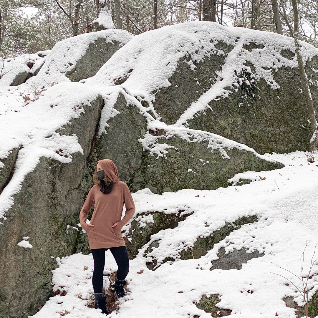 maeve hooded pullover in cedar