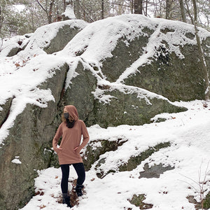 maeve hooded pullover in cedar