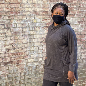 maeve hooded pullover in mineral