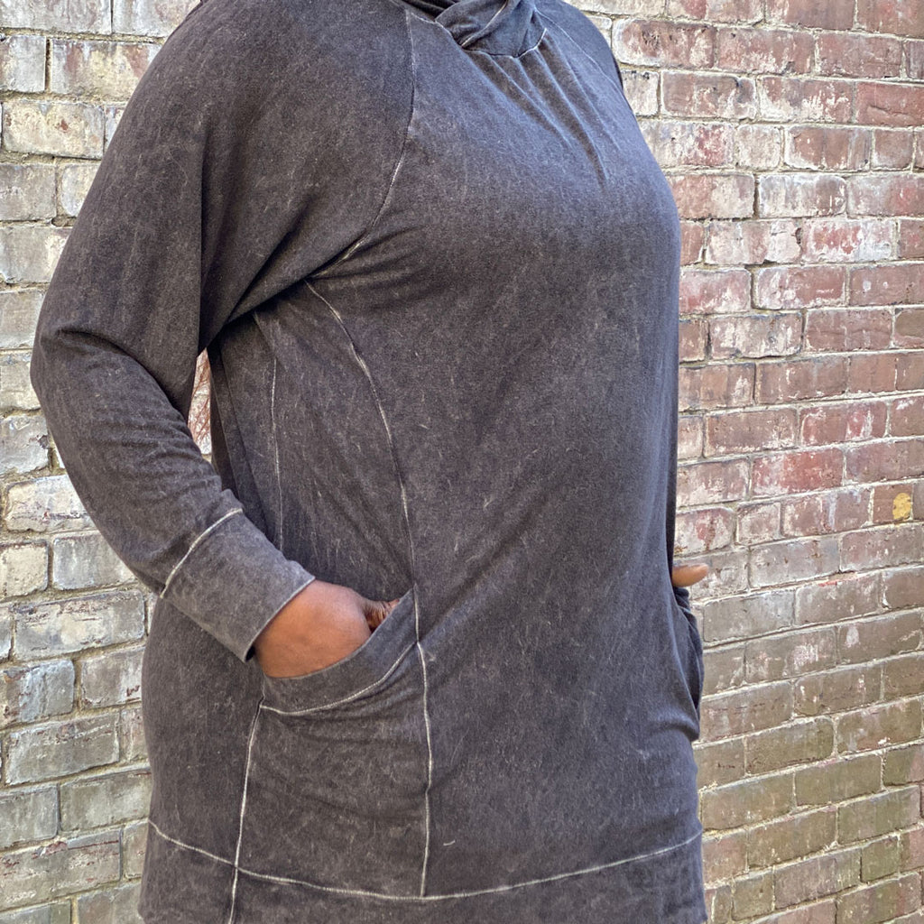 maeve hooded pullover in mineral