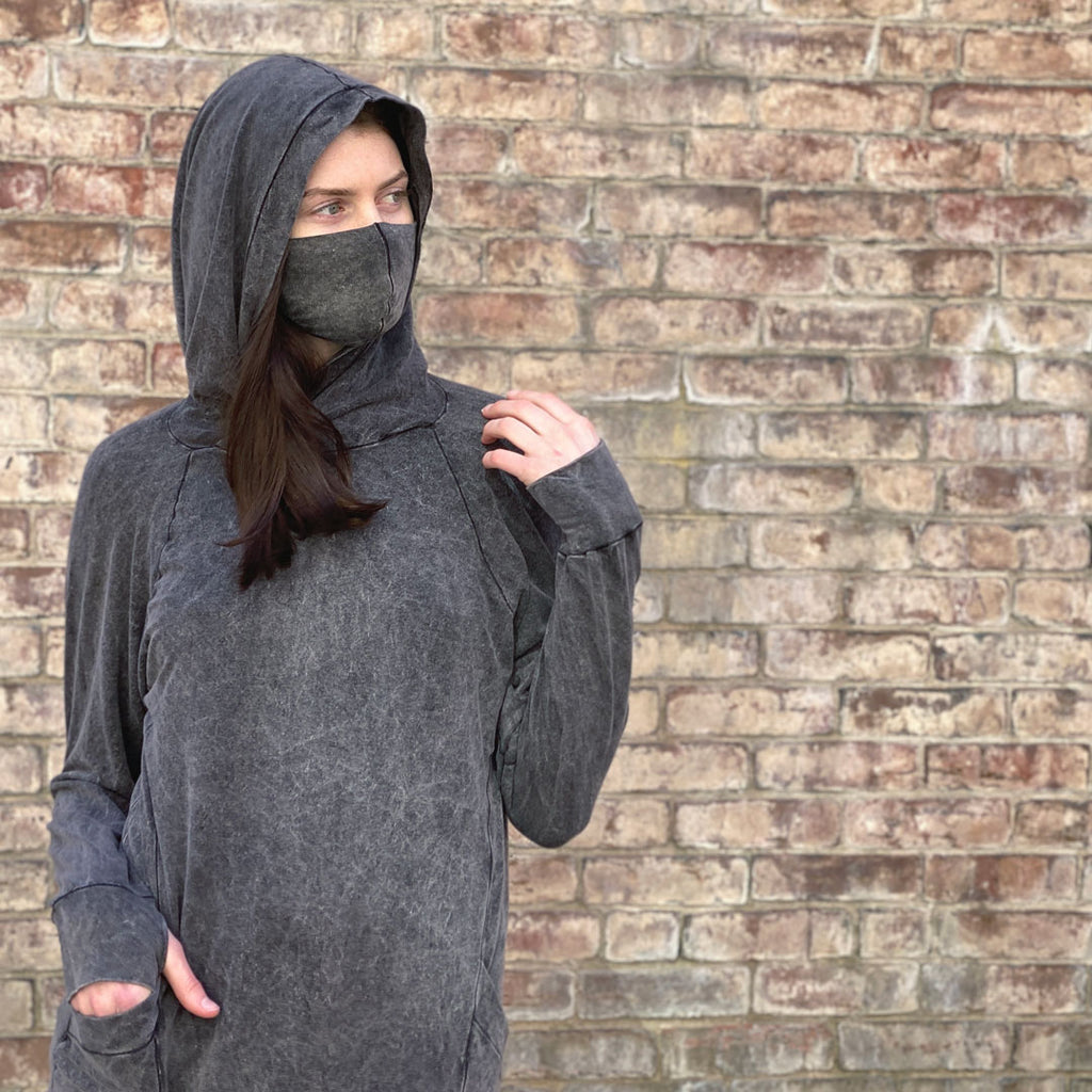 maeve hooded pullover in mineral