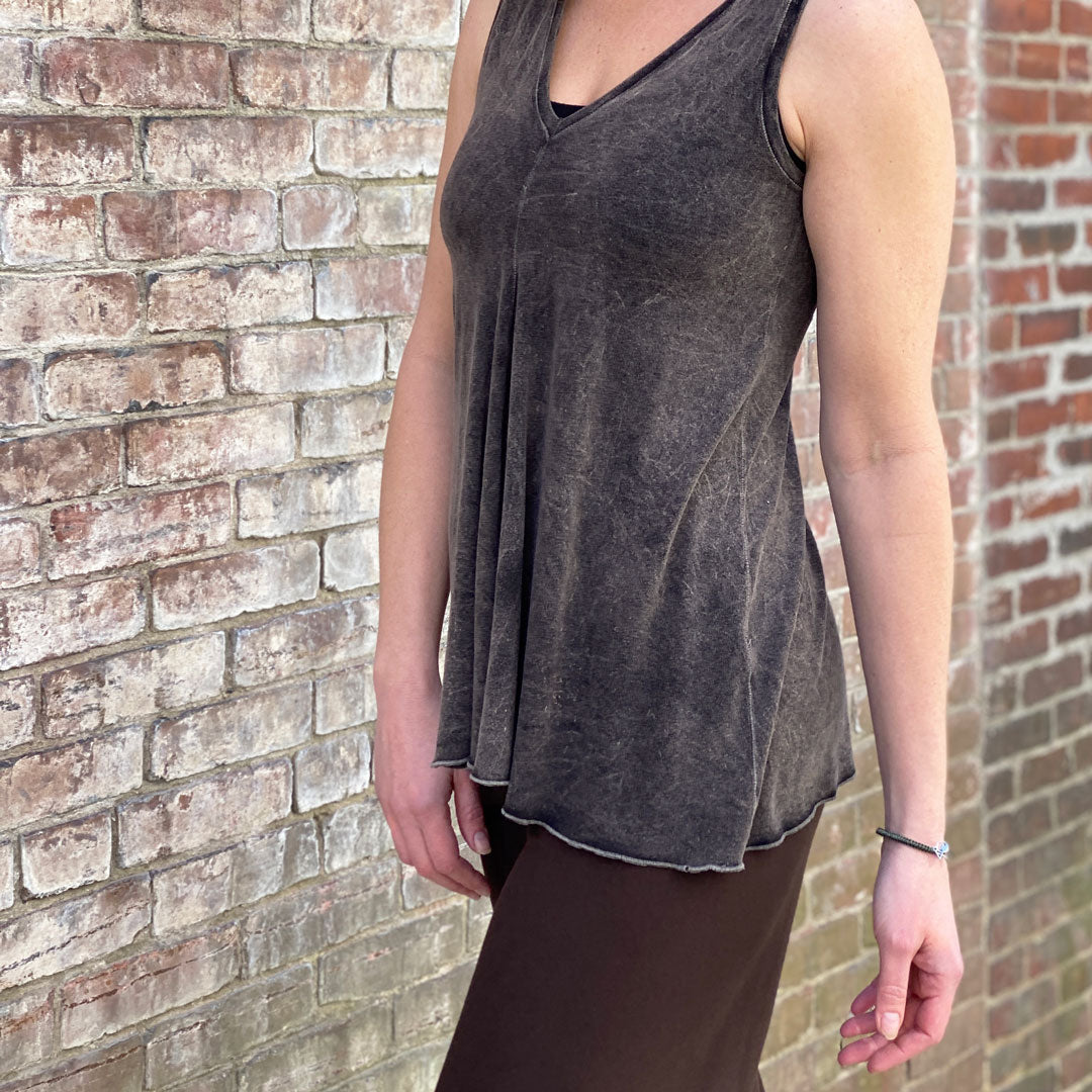 daisy tunic tank in mineral