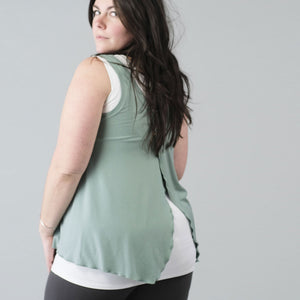 tulip tissue tank in glass