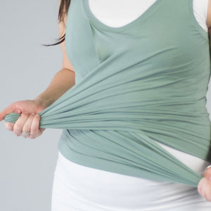 tulip tissue tank in glass