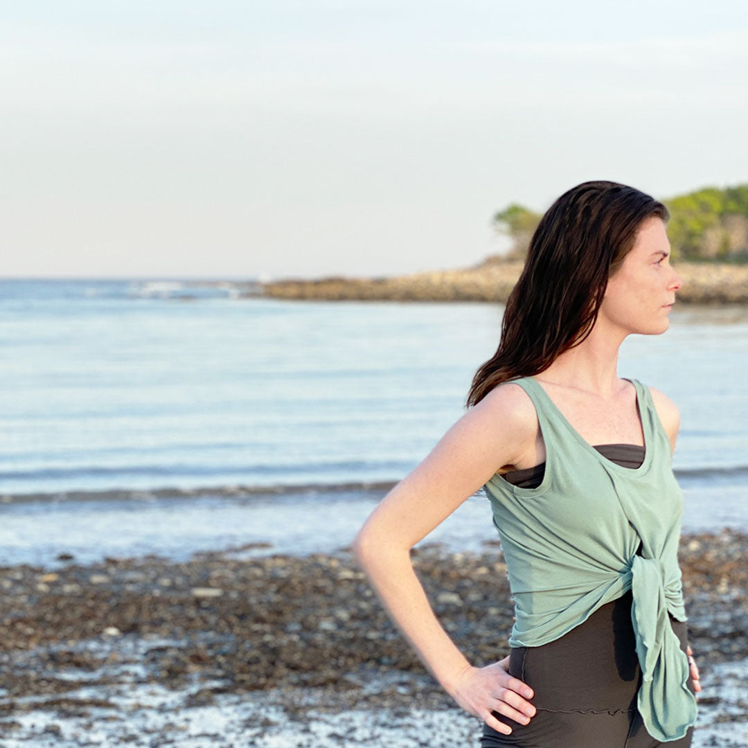 tulip tissue tank in glass