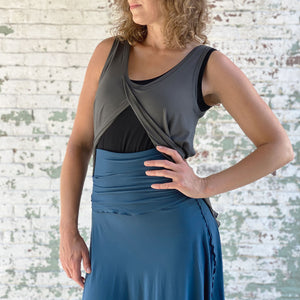 tulip tissue tank in ore with flirt as a skirt in lake