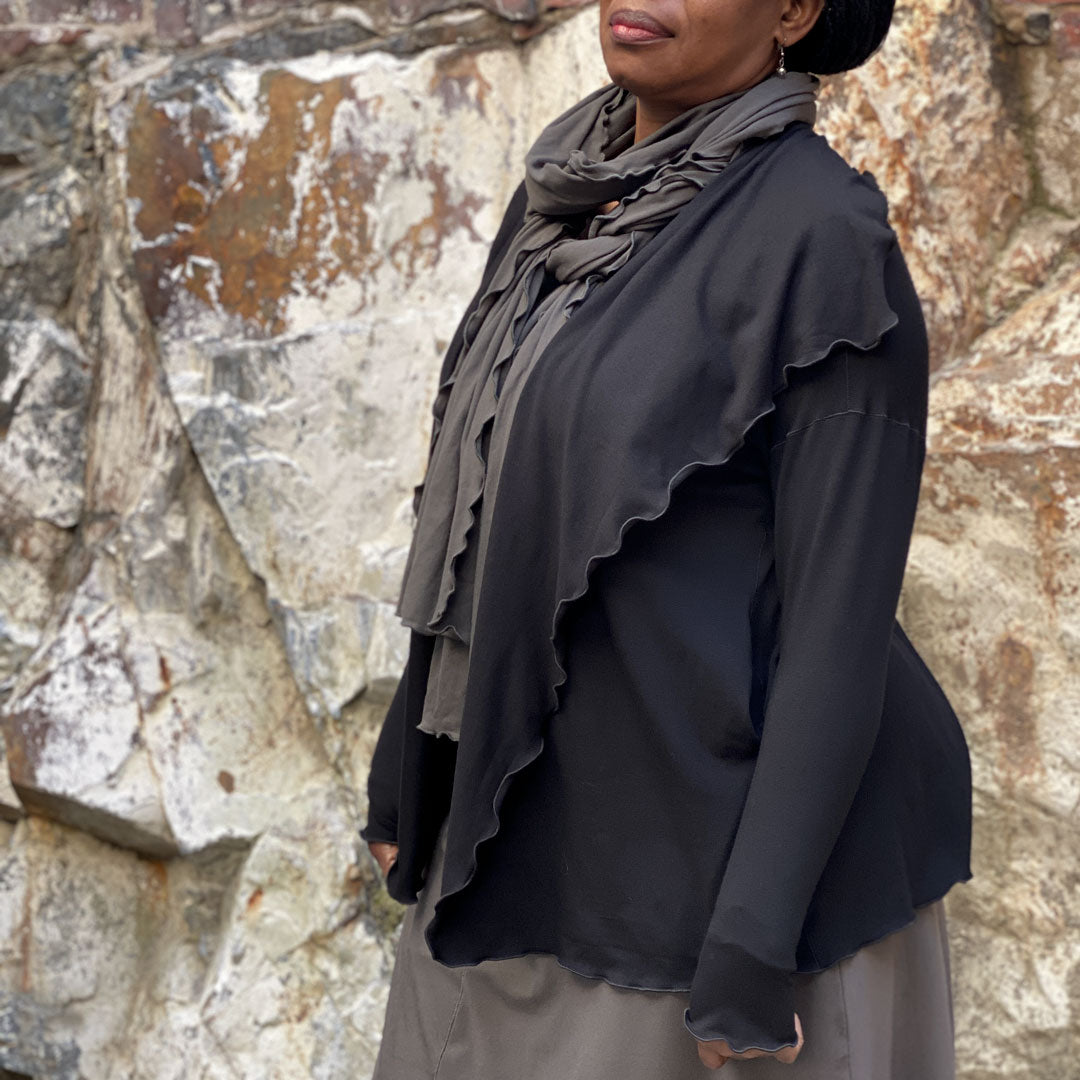 river in black bamboo