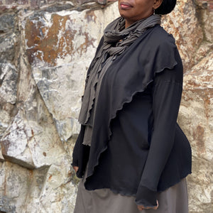 river in black bamboo