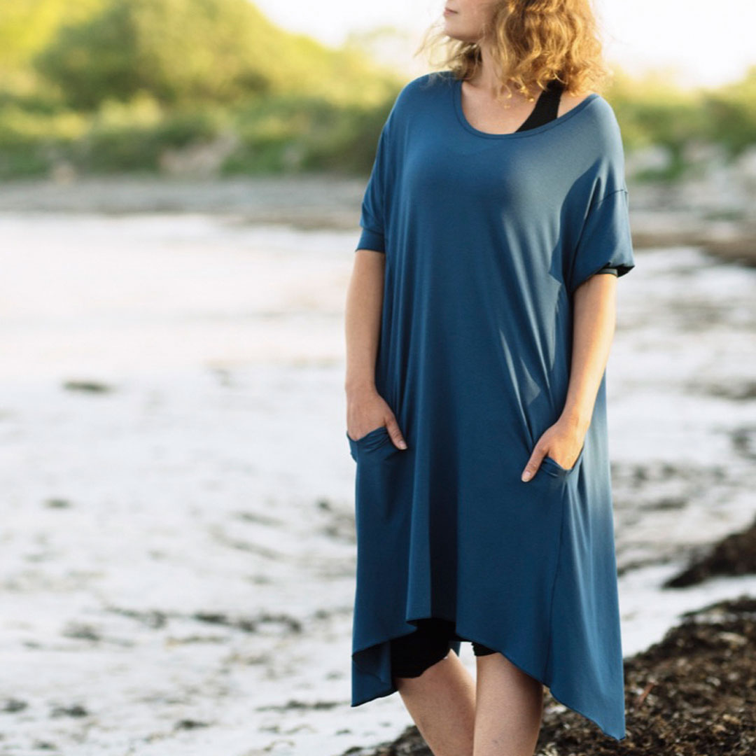 tide dress in lake bamboo