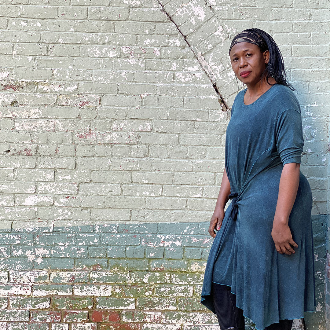 blue mineral tide dress