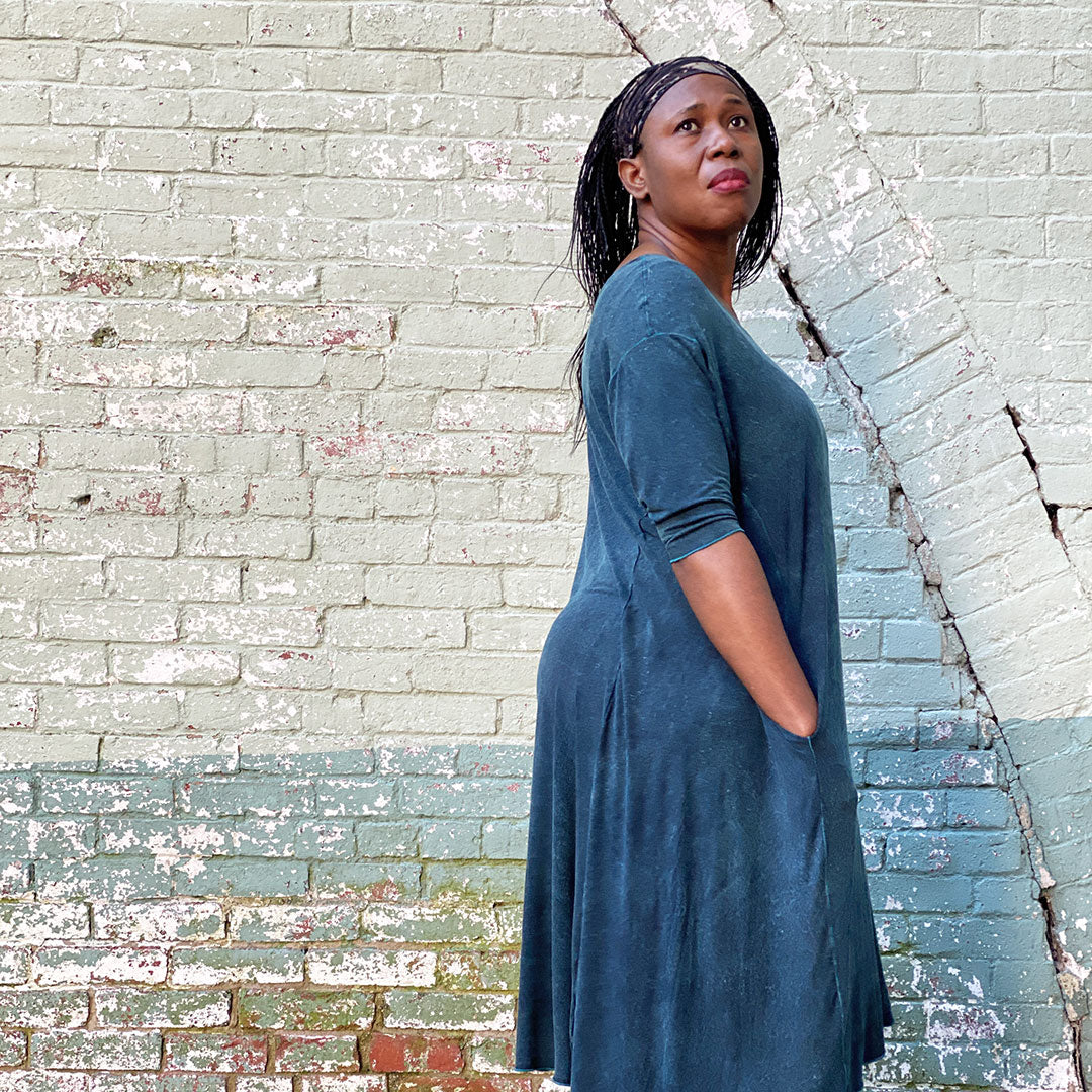 blue mineral tide dress