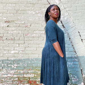 blue mineral tide dress