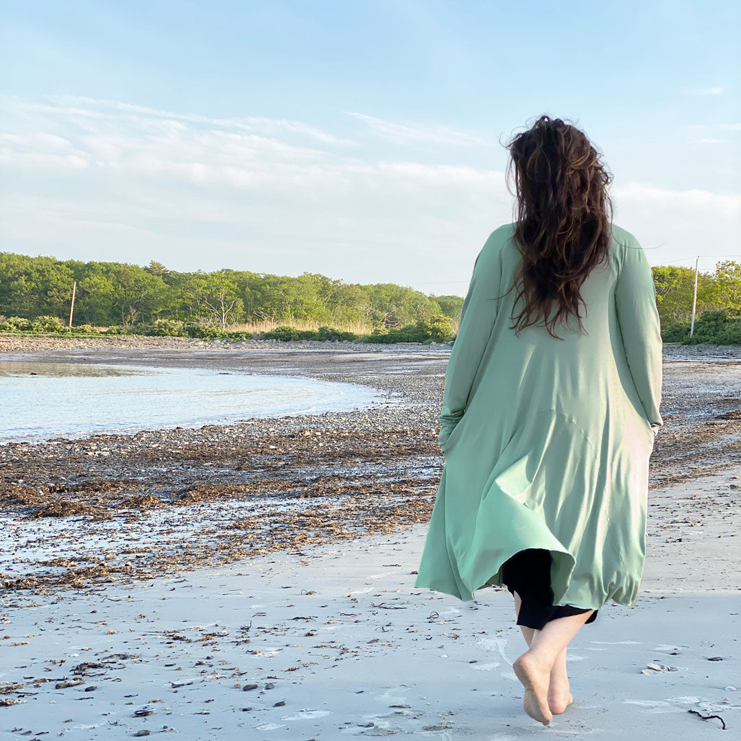 garden coat in tissue glass bamboo