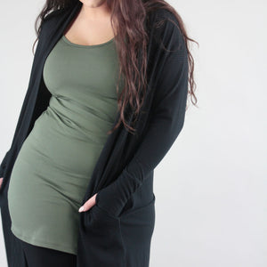 subtle black stripe coco blazer