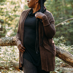 coco blazer in cedar mineral