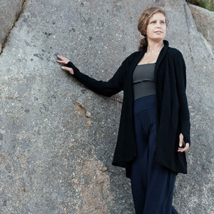 subtle black stripe coco blazer