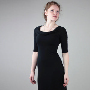 graceful dress in black