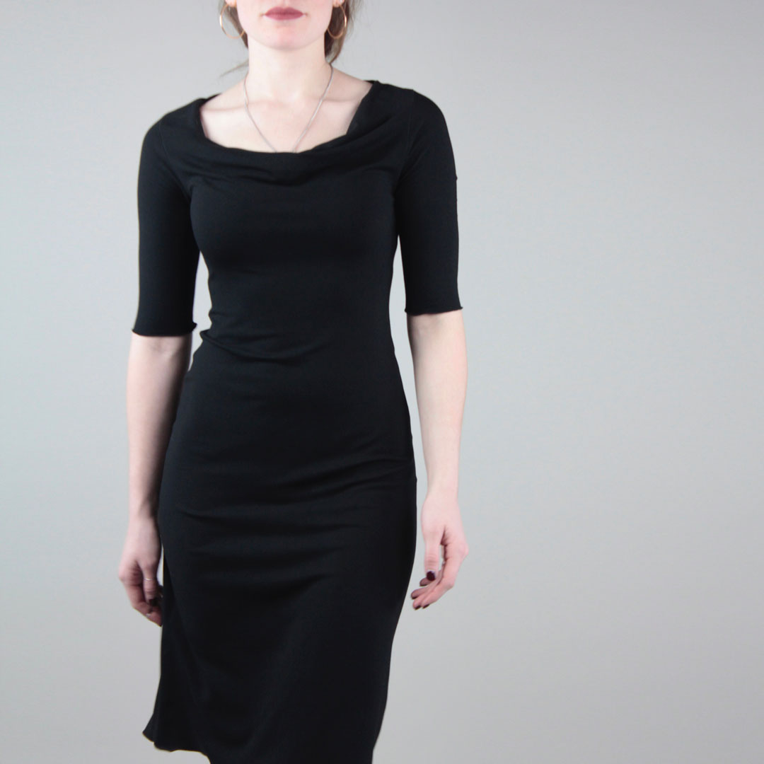 graceful dress in black