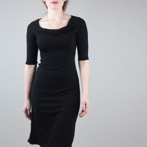 graceful dress in black