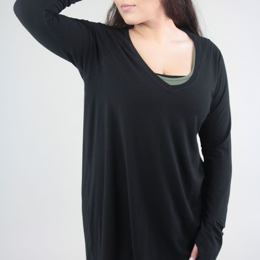 black bamboo vitality tunic