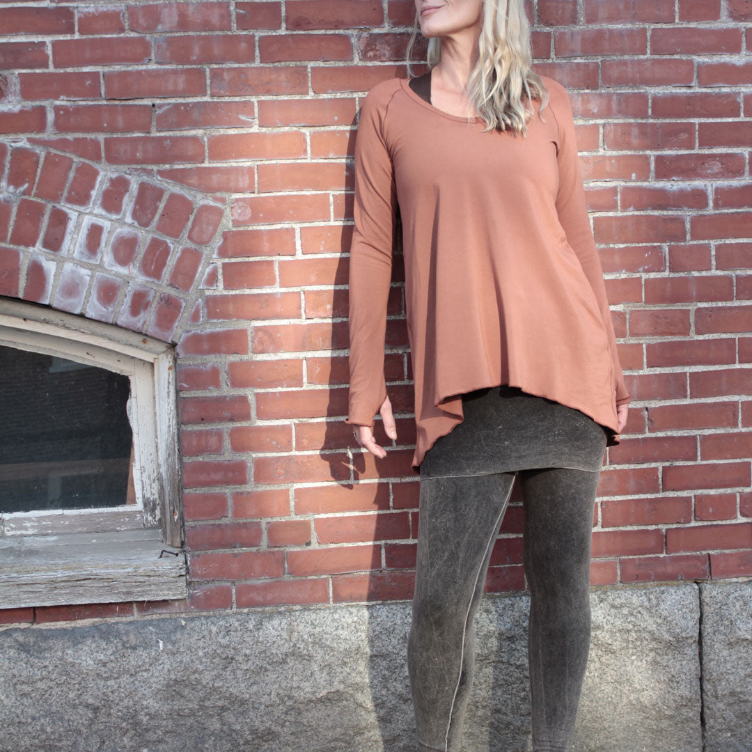 honey vitality long sleeve tunic