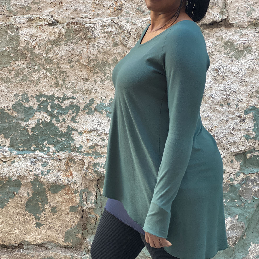spruce vitality long sleeve tunic