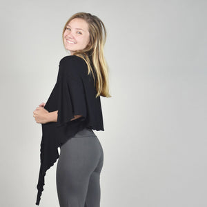 flutter jacket in black 