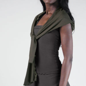 olive bamboo shrug