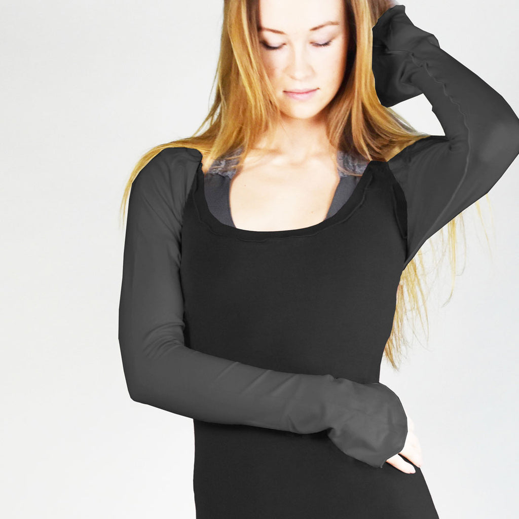 ore shrug with our black wifey dress