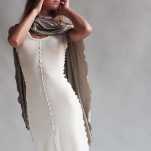 goddess dress in milk