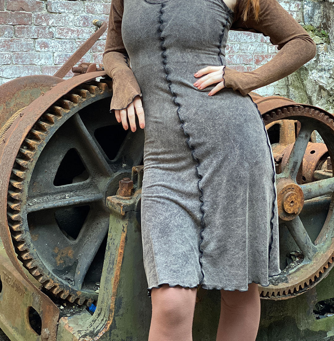 goddess dress in mineral