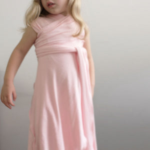 Falda envolvente para niña, chaleco tipo chal, top para playa