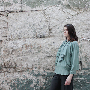 prima wrap jacket in glass