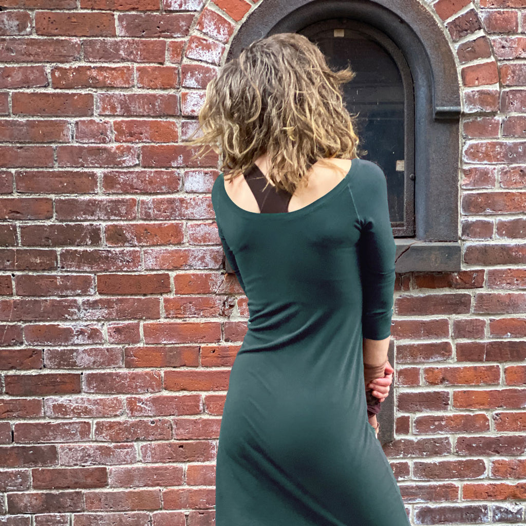spruce bamboo noble dress with the peat balance bra