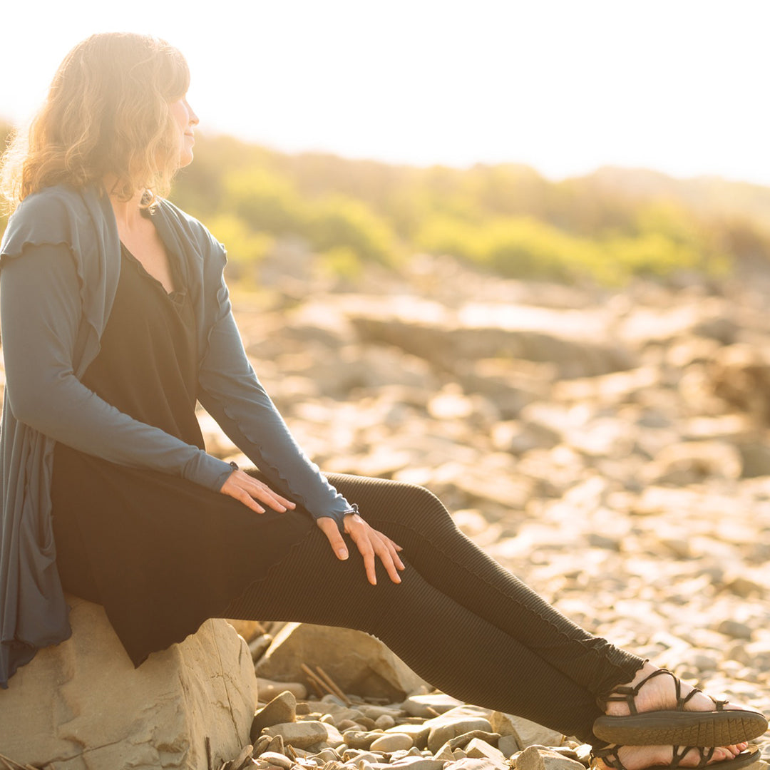 subtle black stripe playsuit