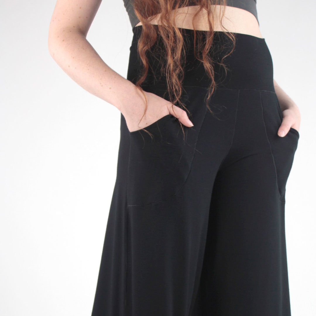 black harlow wide leg pant