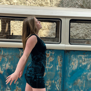 blue crush wifey tank mini dress